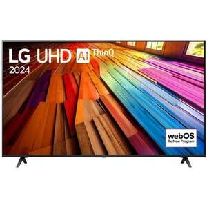 LG 55UT80003LA 4K UHD WebOS Smart LED televízió, HDR, webOS ThinQ AI, 139 cm kép