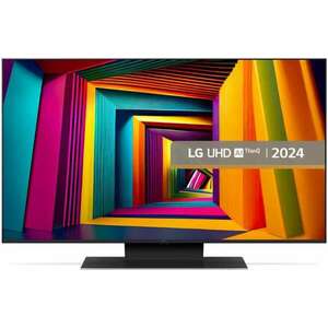 LG 43UT91003LA 4K UHD WebOS Smart LED televízió, HDR, webOS ThinQ AI, 108 cm kép