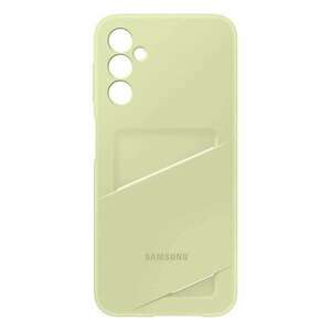 SAMSUNG szilikon telefonvédő (kártyazseb) LIME Samsung Galaxy A35 5G (SM-A356) kép