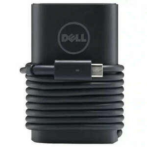 Dell adapter, USB-C, 90 W, AC adapter, 1 m, tápkábel - Euro, fekete kép