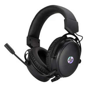 PC headset, HP, mikrofonnal, RGB világítás, fekete, 220x165x100 mm kép