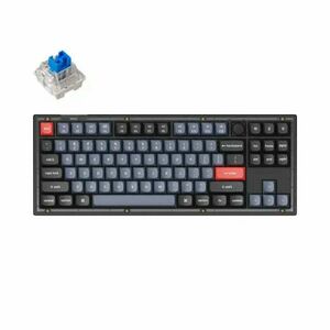 Keychron V3 TKL QMK gamer billentyűzet, fekete, USB kép