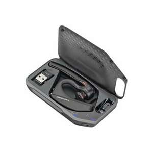 POLY Voyager 5200 Headset Vezeték nélküli Fülre akasztható Car/Home office Bluetooth Dokkoló Fekete (206110-102) kép