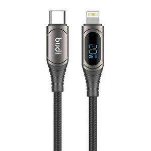 iPhone cable Budi 1.5m 20W (black) kép