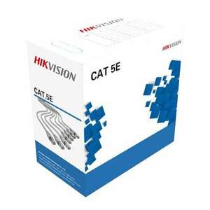 Cat5e UTP kábel 0, 45mm, teljes réz, doboz 305 méter - HIKVISION DS-1LN5E-EE kép