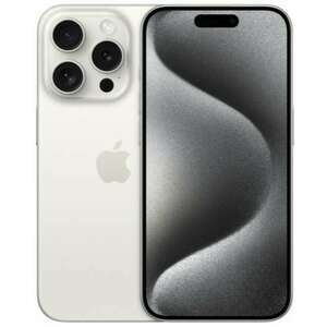 Apple iPhone 15 Pro 5G 256GB 8GB RAM Dual SIM Mobiltelefon White Titanium kép