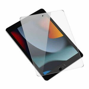 Apple iPad 10.2 (2019 / 2020 / 2021) Baseus Crystal 0.3mm, tablet üvegfólia, Átlátszó kép