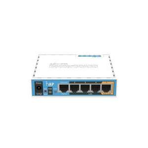 Mikrotik Router WiFi N - hAP / RB951UI-2ND (300Mbps@2, 4GHz; 5port 1Gbps; USB; passzív PoE) kép
