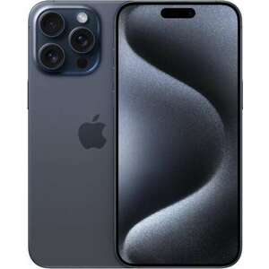 Apple iPhone 15 Pro Max 5G 1TB 8GB RAM Dual SIM Mobiltelefon, Blue Titanium kép