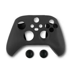 Spartan Gear - Controller Silicon Skin Cover and Thumb Grips Black (XBX) kép