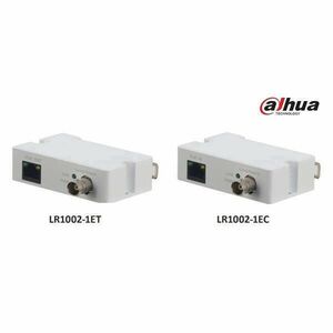 Dahua LR1002-1ET 1x RJ45 10/100, 1x BNC, PoE támogatás Ethernet over Coax (EOC) konverter(adó) kép