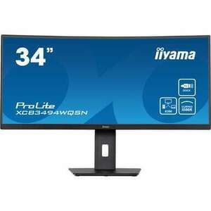 iiyama ProLite XCB3494WQSN-B5 LED 86, 4 cm (34") 3440 x 1440 px UltraWide Quad HD Fekete monitor kép