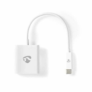 USB adapter | USB 3.2 Gen 1 | USB Type-C™ Dugasz | HDMI™ Kimenet | 0.20 m | Kerek | Nikkelezett | PVC | Fehér | Buborékfólia kép