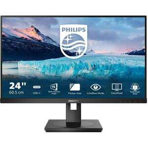 Philips 243S1/00 23.8inch FHD IPS 250 cd/m2 LCD monitor USB-C dokkolóval kép