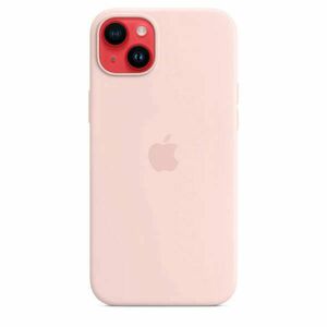 Apple iPhone 14 Plus Silicone Case with MagSafe - Chalk Pink kép