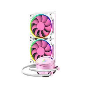 ID-Cooling CPU Water Cooler - PINKFLOW 240 ARGB V2 (16, 3-33, 5dB; max. 93, 78 m3/h; 2x12cm) kép