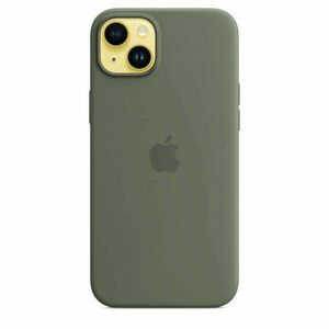 Apple iPhone 14 Plus Silicone Case with MagSafe - Olive (SEASONAL 2023 Spring) kép