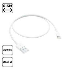 Apple Lightning USB kábel 0, 5 m kép