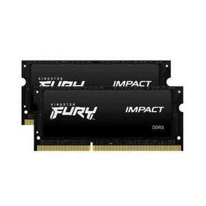 16GB 1866MHz DDR3L 1.35V Notebook RAM Kingston Fury Impact CL11 (2x8GB) (KF318LS11IBK2/16) kép
