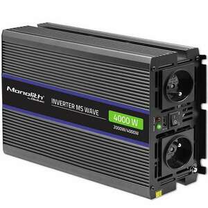 Qoltec Monolith 51928 Autós inverter (12V / 2000W) (51928) kép