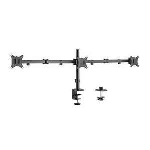 Gembird MA-D3-01 Adjustable Desk 3-Display Mounting Arm 17”-27” Fekete MA-D3-01 kép