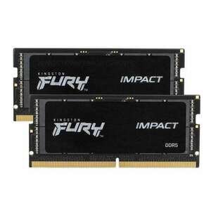 16GB 4800MHz DDR5 notebook RAM Kingston Fury Impact CL40 (2x8GB) (KF548S38IBK2-16) kép