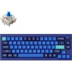 Keychron Q2 Swappable RGB Backlight Knob ISO Hot-swap Gateron G Pro Blue billentyűzet kék (Q2-O2) kép