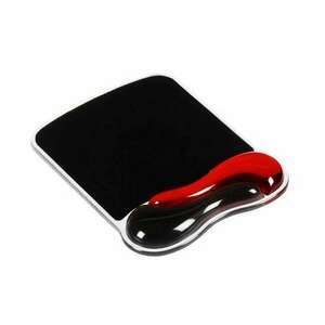 Kensington Crystal Mouse Pad Wave (géltöltésű csuklótámassz) vörös-fekete egéralátét kép