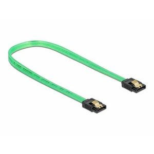 DeLOCK 82112 SATA kábel 0, 7 M SATA 7-pin Zöld kép
