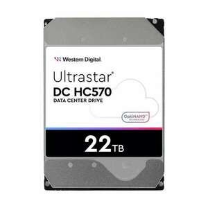 22TB WD 3.5" Ultrastar DC HC570 SATA szerver winchester (0F48155/WUH722222ALE6L4) kép
