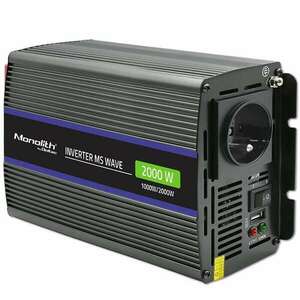 Qoltec Monolith 51926 Autós inverter (12V / 2000W) (51926) kép