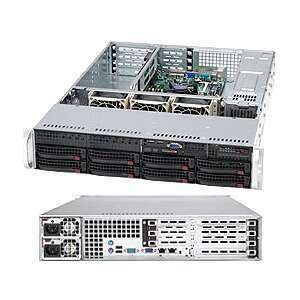 Supermicro server chassis CSE-825TQ-563LPB, 2U Rack-Mountable, Extended ATX, 8x kép