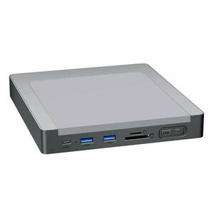 INVZI MagHub 8 az 1-ben USB-C dokkolóállomás/elosztó iMachez SSD-bővítővel, szürke (MH02) kép