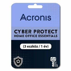 Acronis Cyber Protect Home Office Essentials (3 eszköz / 1 év) (Elektronikus licenc) kép