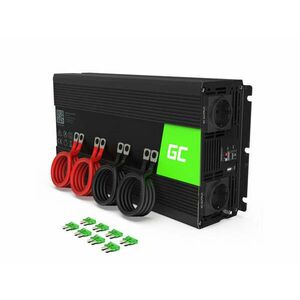 Green Cell autós inverter tiszta szinuszos 12V 230V, 3000W / 6000W (INV15) kép