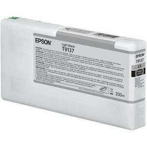 Epson T9137 tintapatron 200ml világos fekete (C13T913700) kép