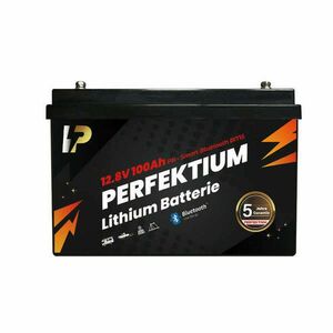 Perfektium PB lítium akkumulátor 12.8V 100Ah Smart BMS-el és Bluetooth-al kép