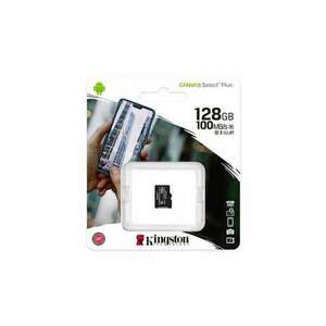 KINGSTON Memóriakártya, microSDXC, 128GB, CL10/UHS-I/U1/V10/A1, KINGSTON "Canvas Select Plus" kép