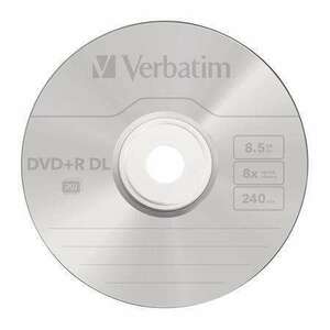 VERBATIM DVD+R lemez, kétrétegű, 8, 5GB, 8x, 10 db, hengeren, VERBATIM "Double Layer" kép