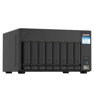 QNAP TS-832PX AL324 4x0HDD 4GB AL324 ARM 2x10GbE SFP+ Alumínium, Fekete NAS szerver kép