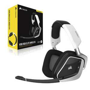 Corsair VOID RGB ELITE Wireless Gaming Headset - Fekete / Fehér kép