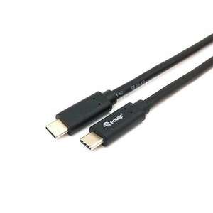 Equip Átalakító Kábel - 128347 (USB-C 3.2 Gen1 to USB-C, apa/apa, fekete, 2m) kép