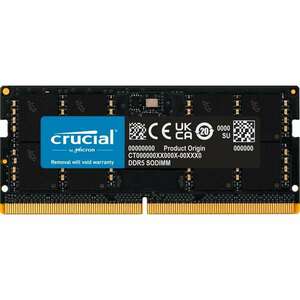 Crucial 32GB DDR5-5600 SODIMM CL46 (16Gbit), EAN: 649528929952 (CT32G56C46S5) kép