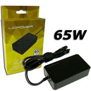 LC Power LC-NB-PRO-65 Notebook Universal Power Adapter Fekete LC-NB-PRO-65 kép