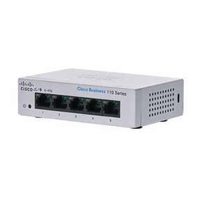 Cisco CBS110 Beállítást nem igénylő (unmanaged) L2 Gigabit Ethernet (10/100/1000) 1U Szürke kép