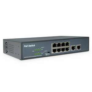 Digitus DN-95323-1 switch (unmanaged) Fast Ethernet (10/100) PoE Szürke kép