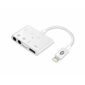 Lightning Adapter 4IN1, 1db Lightning 2db 3.5mm JackAudio + USB-C + Lightning kép