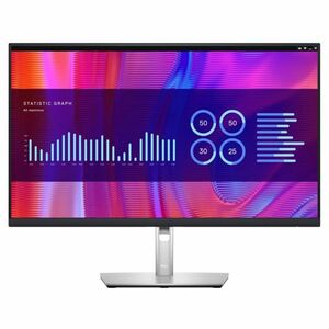 Monitor DELL P2723DE 27" QHD, 2560 x 1400, IPS, 350 nit, 1000: 1, 5 ms, PIVOT, HDMI, DP, USB-C, RJ-45, fekete kép