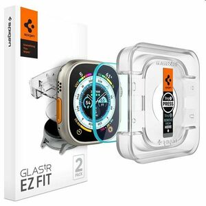 Spigen EZ Fit védőüveg Apple Watch Ultra 2/Ultra 49mm számára, 2 darab kép