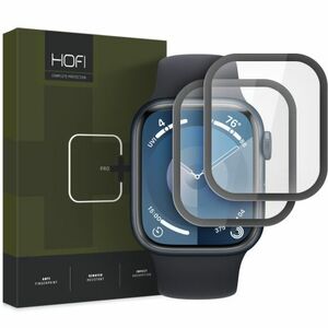 HOFI Hybrid 2x üvegfólia Apple Watch 7 / 8 / 9 45mm, fekete kép